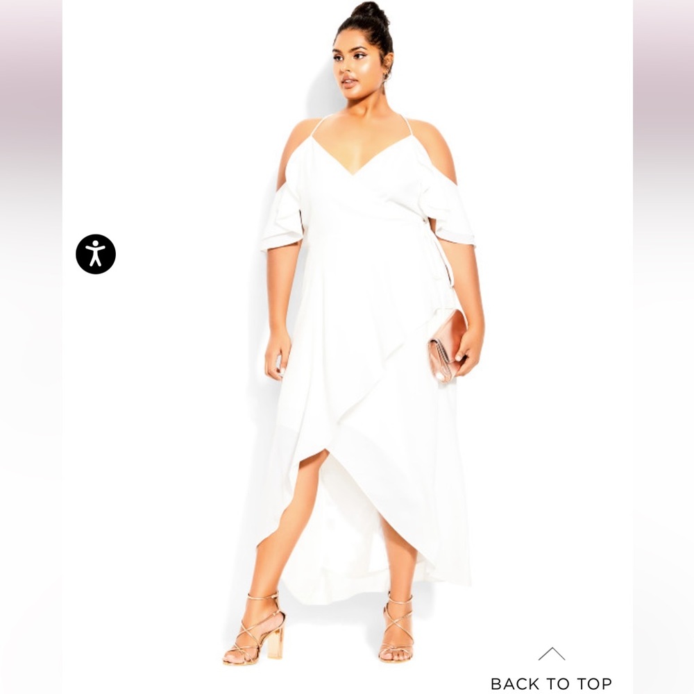 Elegant Maxi Dress - ivory